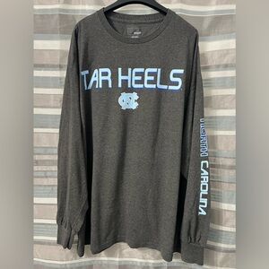 North Carolina Tar Heels Long Sleeve Gray Shirt